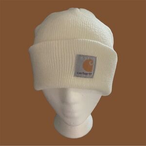 Carhartt AH8990 Marshmallow Child/Youth Cuffed Knit Beanie Watch Cap OS NWOT